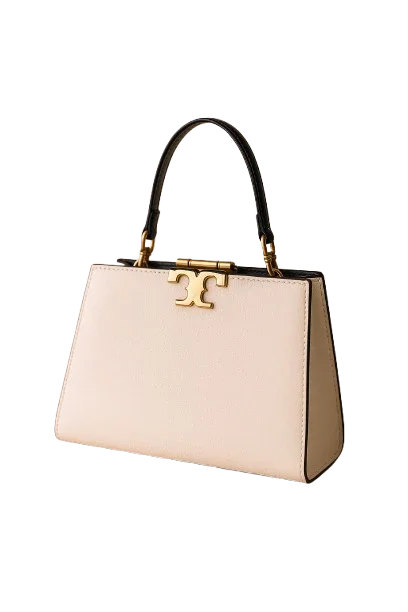 Elegant beige handbag with gold hardware and black handle, Bagvalleypk premium accessory