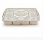 Acrylic airtight multiportion box