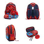 SPIDER MAN 3D Fiber school bag 3pc  school bag ,lunchbag , pencil box