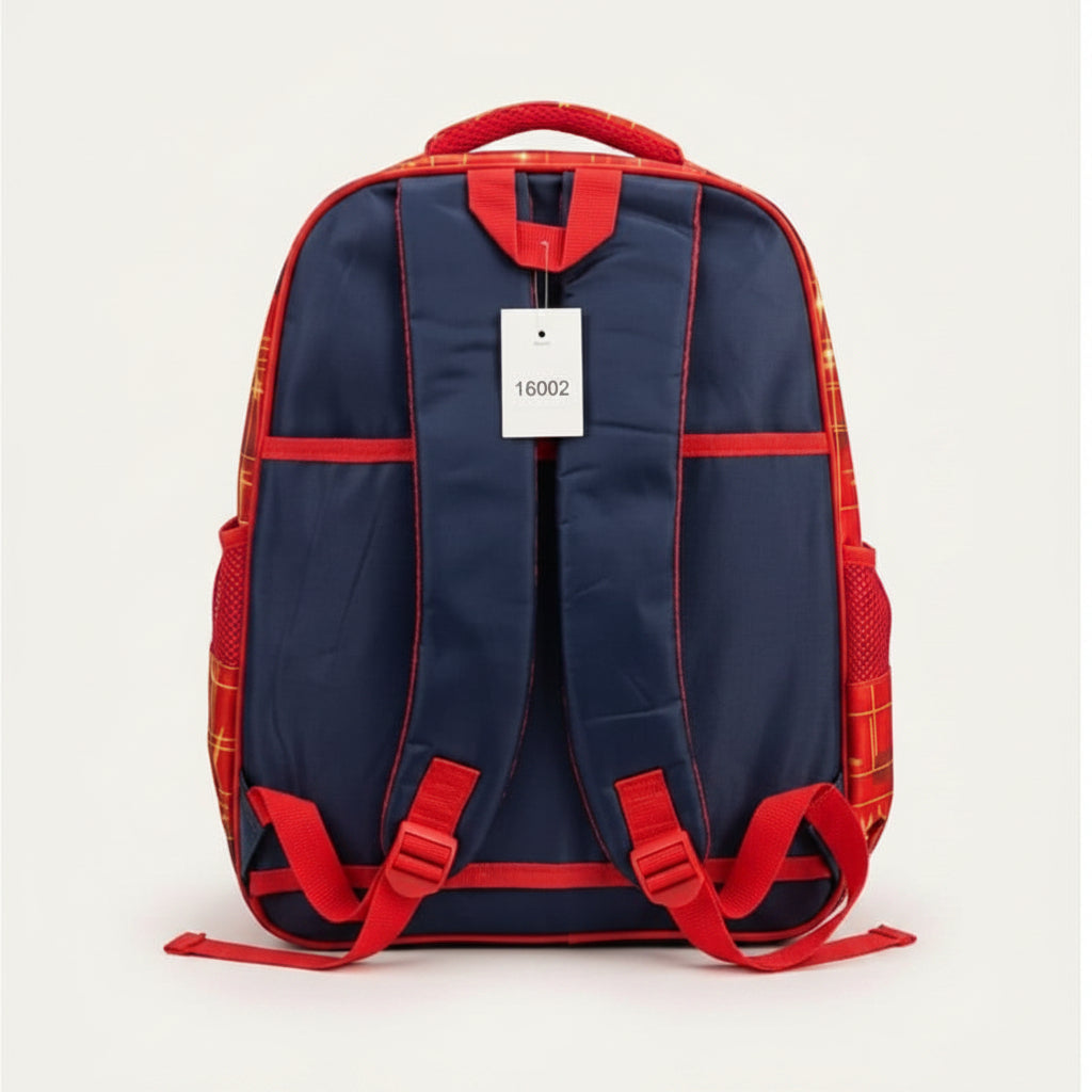 SPIDER MAN 3D Fiber school bag 3pc  school bag ,lunchbag , pencil box