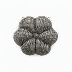 Crystal Flower Evening Clutch Bag for Women | Rhinestone Bridal Clutch